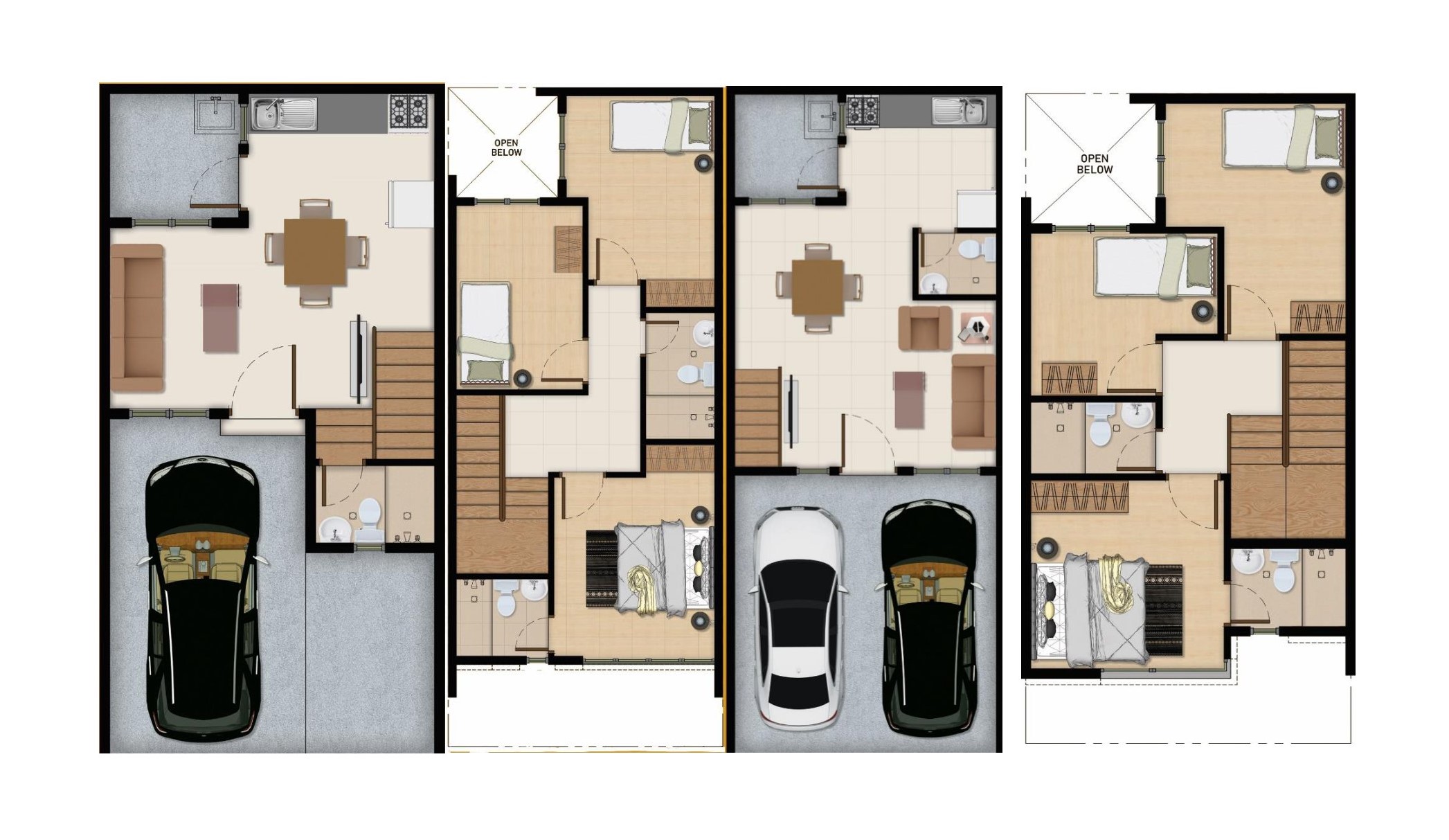 the nest horizon house and lot for sale in antipolo city rizal 2-storey townhouse with basement floor plan