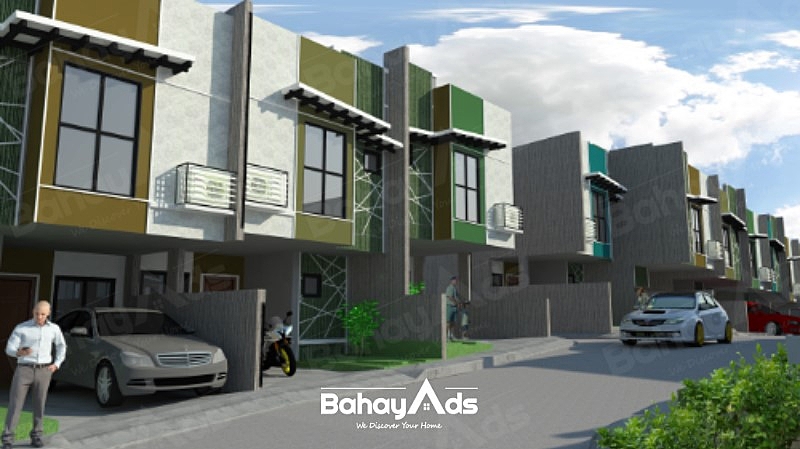 the nest peaks house and lot for sale in antipolo city rizal 2-storey townhouse perspective (1)