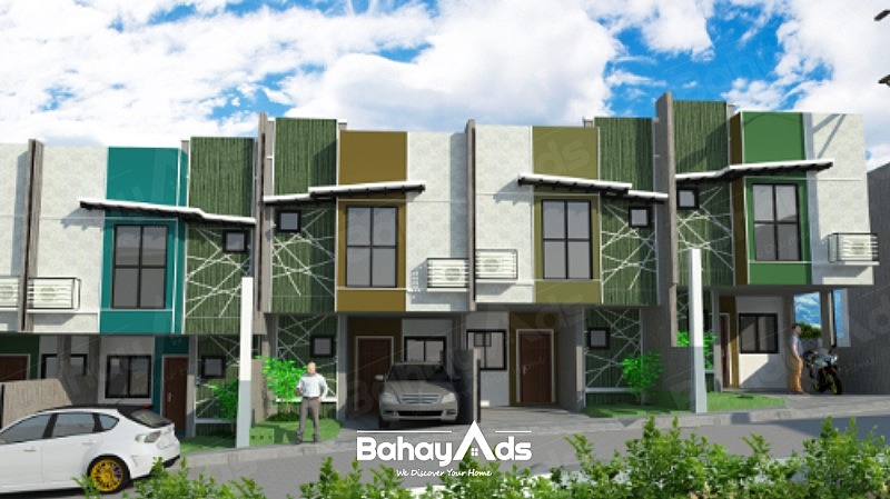 the nest peaks house and lot for sale in antipolo city rizal 2-storey townhouse perspective (5)