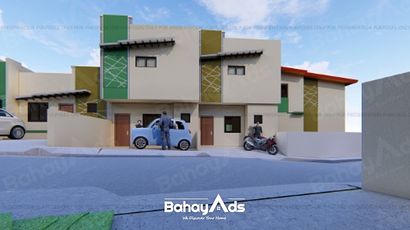 the nest peaks house and lot for sale in antipolo city rizal 2-storey townhouse perspective (9)